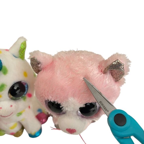 TY Beanie Boos Lot of 3 Stuffed Bean Bag Plush Kiwi Fiona Harmonie - Picture 5 of 16